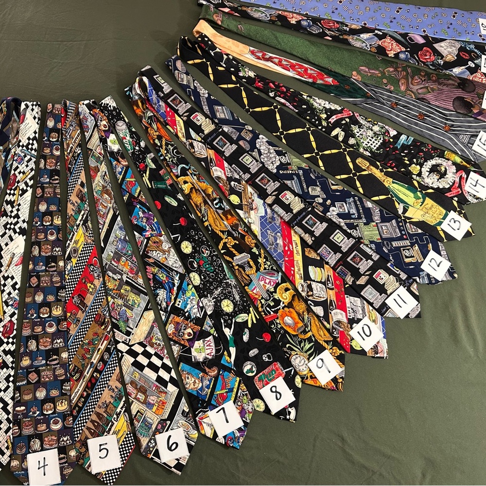 Assorted Patterned Ties Collection - image 1